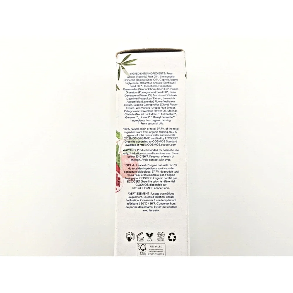 KORA Organics Noni Glow Face Oil Nourish, Smooth, & Brighten 1.01 oz/ 30 ml New - Picture 3 of 7